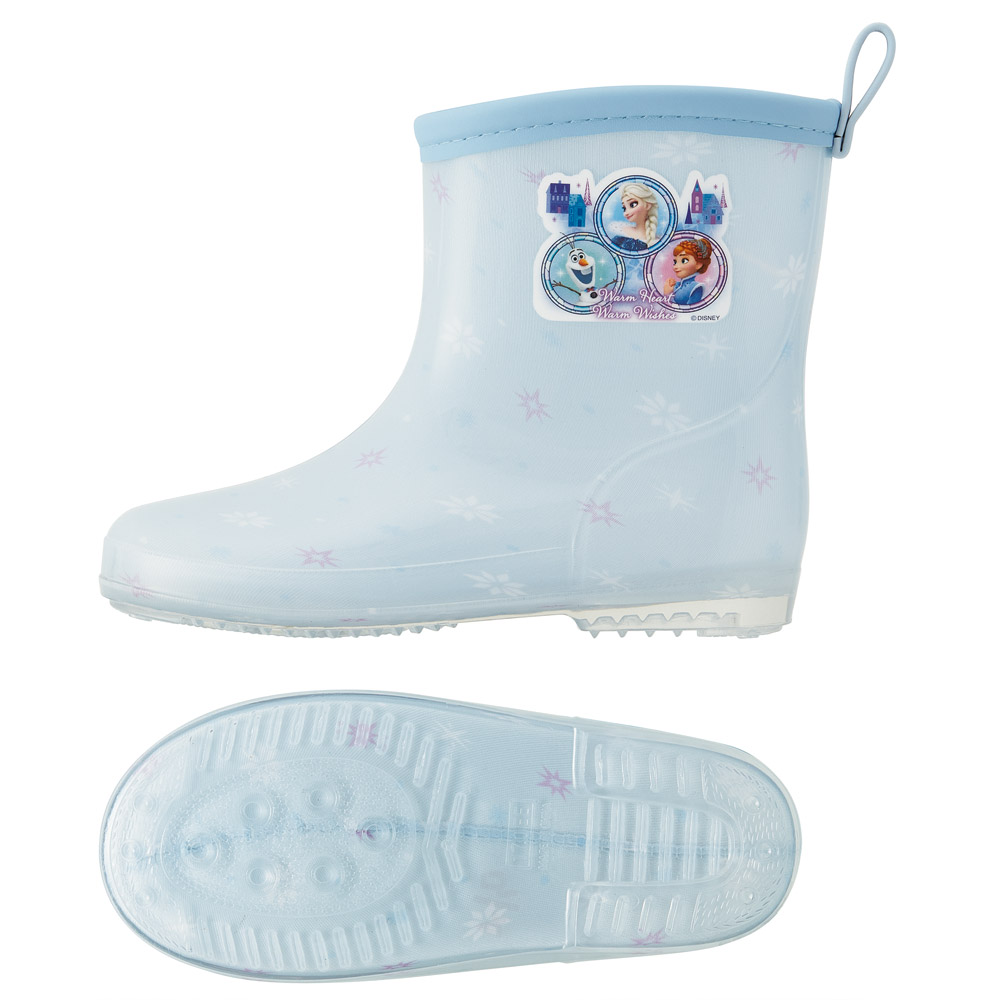 長靴 キッズ 子供 17cm かわいい レインブーツ 歩きやすい 幼稚園 キャラクター skater スケーター RIBT17 アナと雪の女王 25年 アナ雪 ディズニー 女の子 女子
