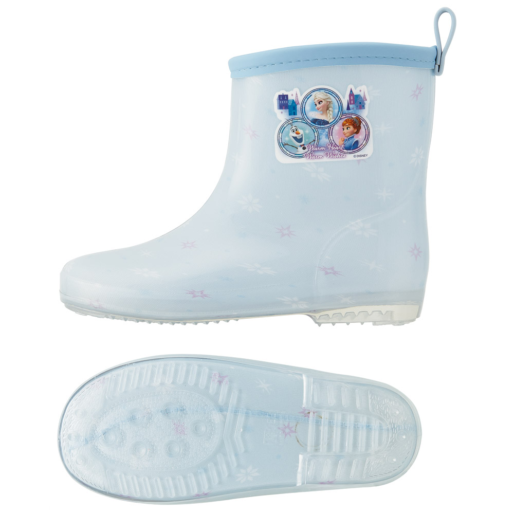 長靴 キッズ 子供 18cm かわいい レインブーツ 歩きやすい 幼稚園 キャラクター skater スケーター RIBT18 アナと雪の女王 25年 アナ雪 ディズニー 女の子 女子