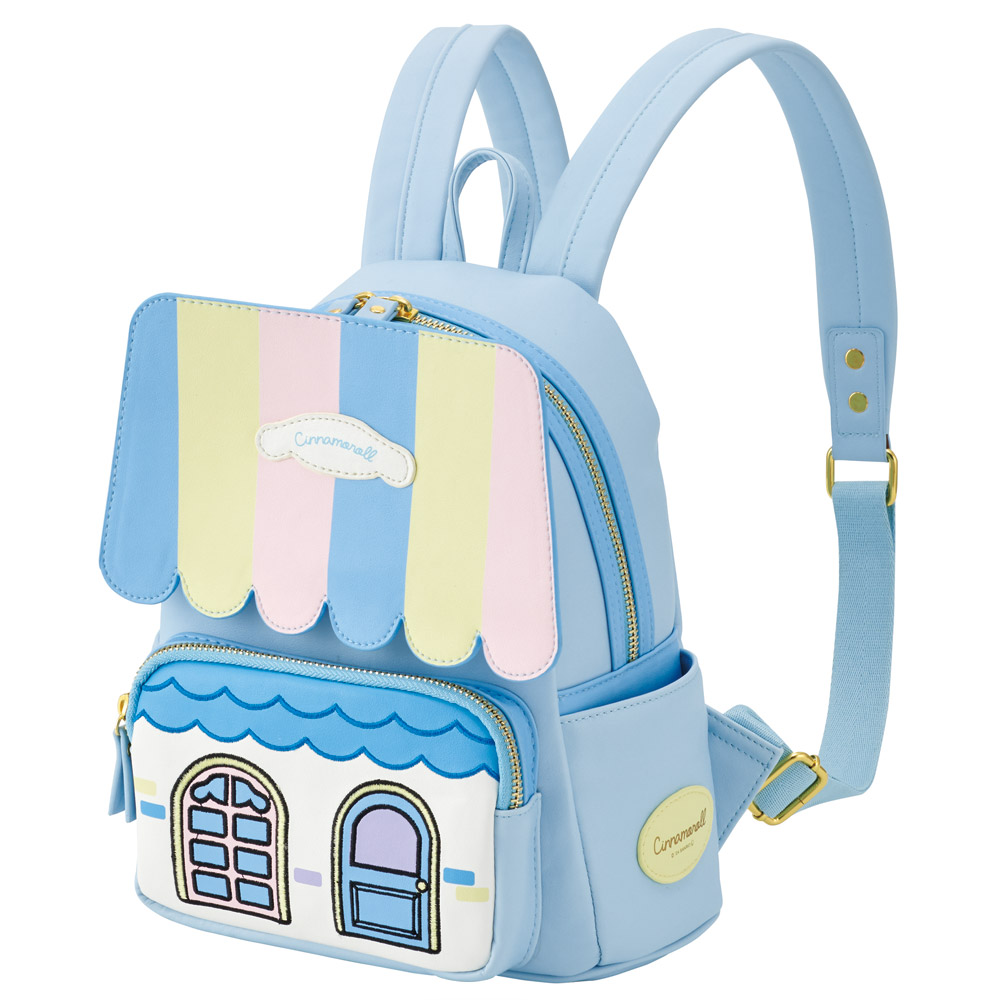 ミニ リュック おでかけ かばん バッグ 家型 カバン 子供 キッズ キャラクター かわいい スケーター skater RYUL60 シナモロール シナモン サンリオ 女の子 女子【こども お出かけ 可愛い】