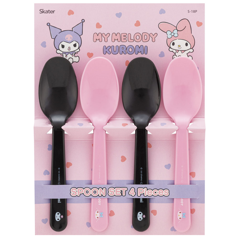 スプーン4Pセット ランチグッズ スプーン4本入り キャラクター S-18P スケーター skater マイメロディ マイメロ サンリオ 女の子 女子【運動会 行楽 ピクニック お花見 パーティ アウトドア お出かけ かわいい】