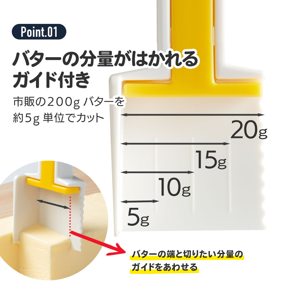 【メール便対象品】 バター 外し 機能付き バター カッター ベーシック カット 便利 パン PBTC1 スケーター