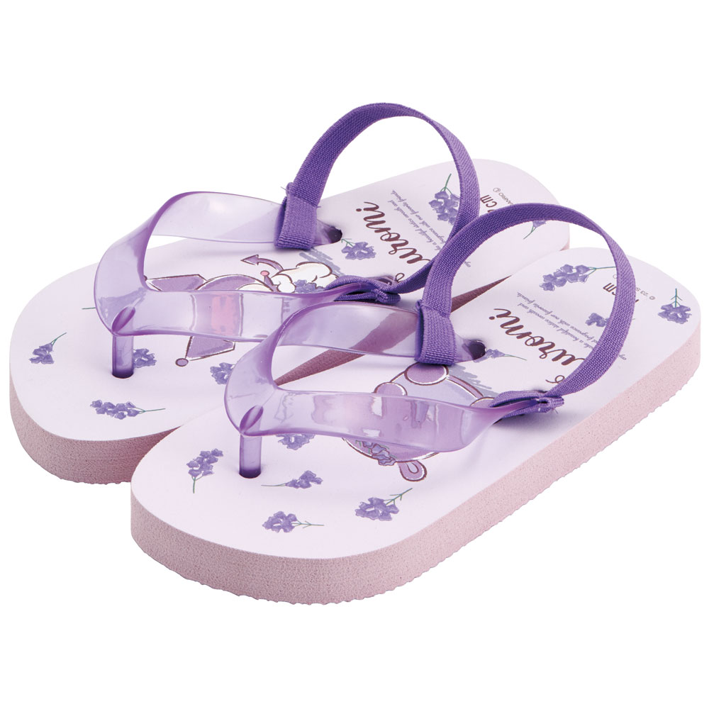 ビーチサンダル キッズ 17cm 子供 キャラクター サンダル 夏用 痛くない スケーター skater SDBE17 クロミ クロミちゃん マイメロ 女の子 女子【17 ビーサン子ども 海 プール ゴムバンド付き 子供用 ギフト】