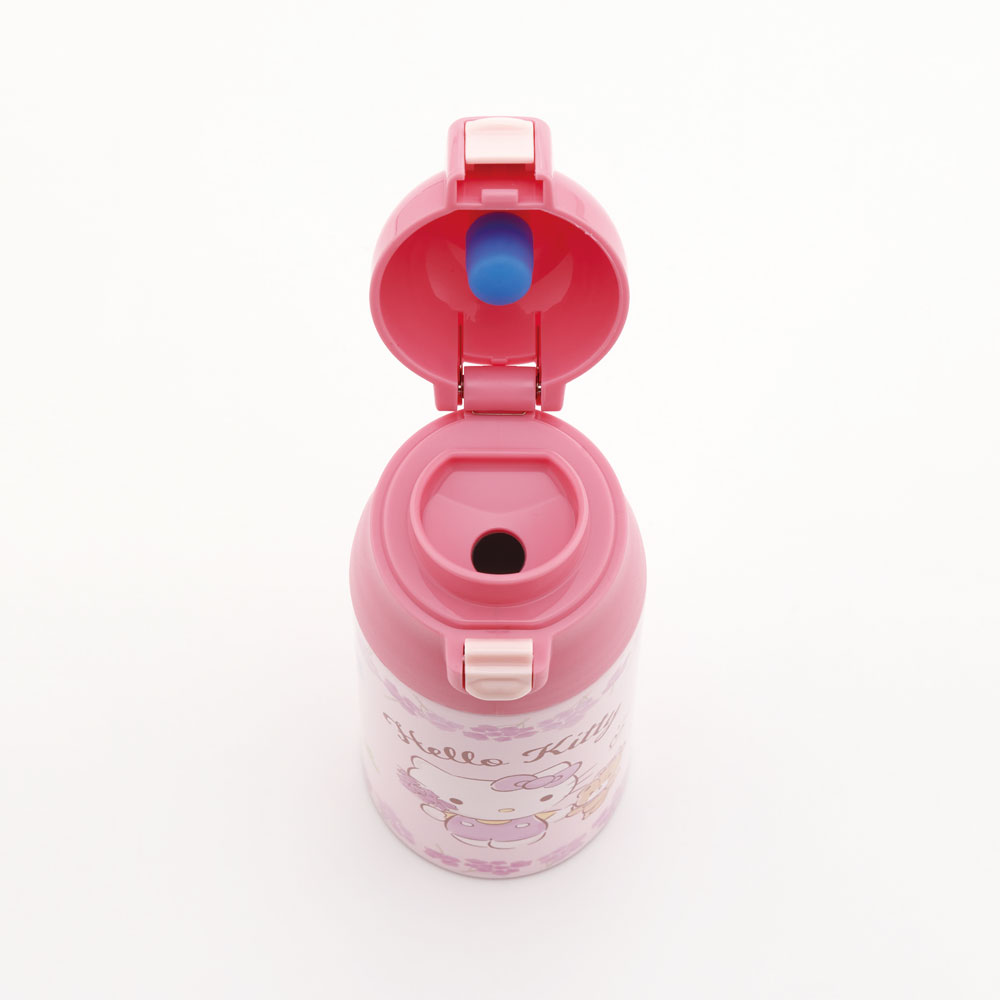 水筒 キッズ 360ml キャラクター 直飲み ワンタッチ おしゃれ ステンレス skater スケーター SDPC4 キティ ハローキティ キティちゃん 女の子