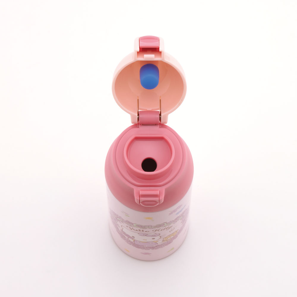ワンプッシュステンマグボトル 500ml キティフラワーリース/SDPC5_4973307655999/スケーター