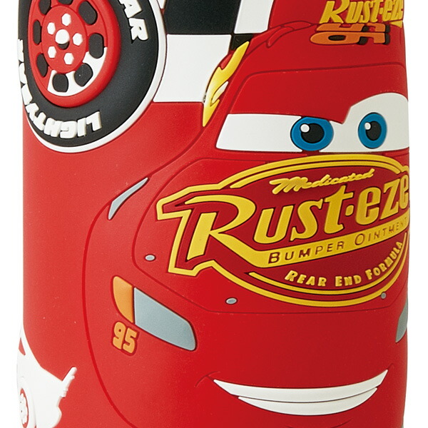 立体プリント 水筒 キッズ ワンタッチ 直飲み ステンレス 480ml おしゃれ かわいい スケーター SDPV5