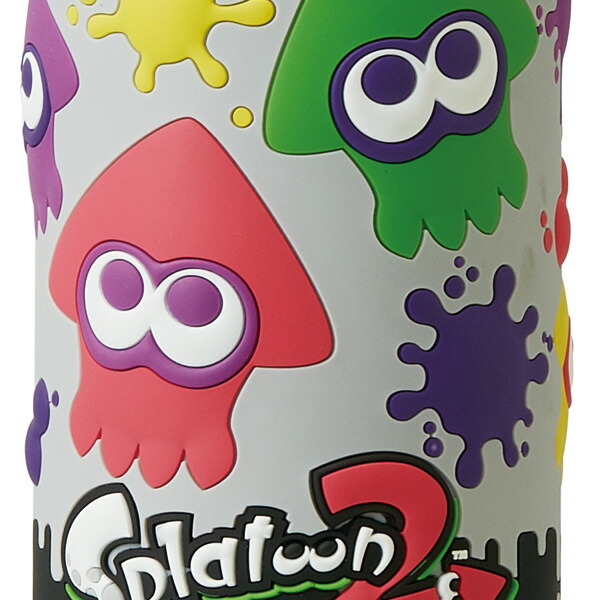 立体プリント 水筒 キッズ ワンタッチ 直飲み ステンレス 480ml おしゃれ かわいい スケーター SDPV5