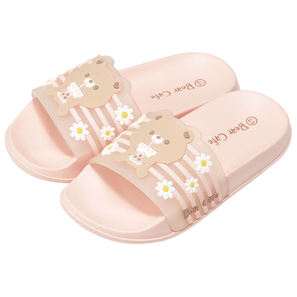 キッズ シャワー サンダル 17cm 17 子供 こども かわいい 夏 海 ビーチ スケーター skater SDSH17 Bear Cafe クマ くま 女の子 女子【プール 海水浴 子ども キャラクター】