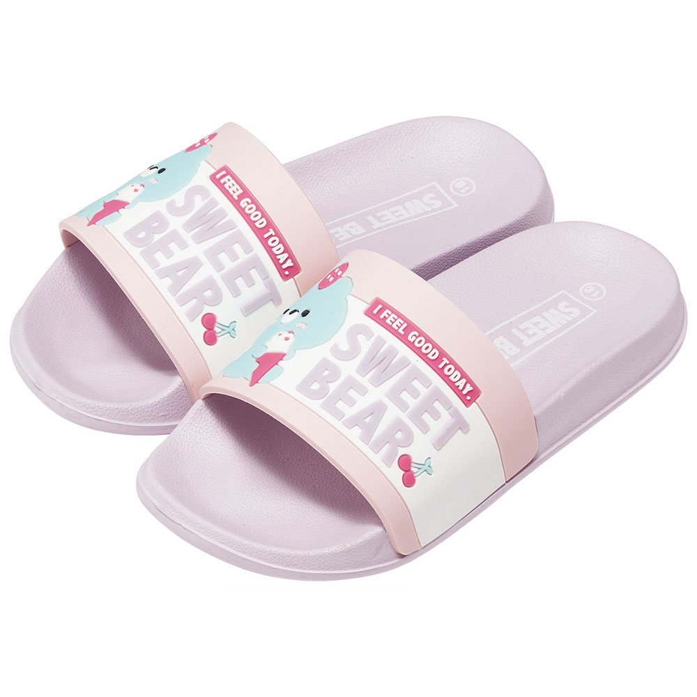 キッズ シャワー サンダル 18cm 18 子供 こども かわいい 夏 海 ビーチ スケーター skater SDSH18 Sweet Bear クマ くま 女の子 女子【プール 海水浴 子ども キャラクター】