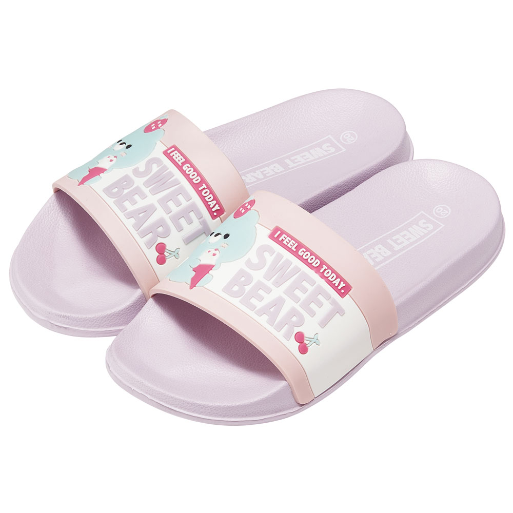 キッズ シャワー サンダル 20cm 20 子供 こども かわいい 夏 海 ビーチ スケーター skater SDSH20 Sweet Bear クマ くま 女の子 女子【プール 海水浴 子ども キャラクター】