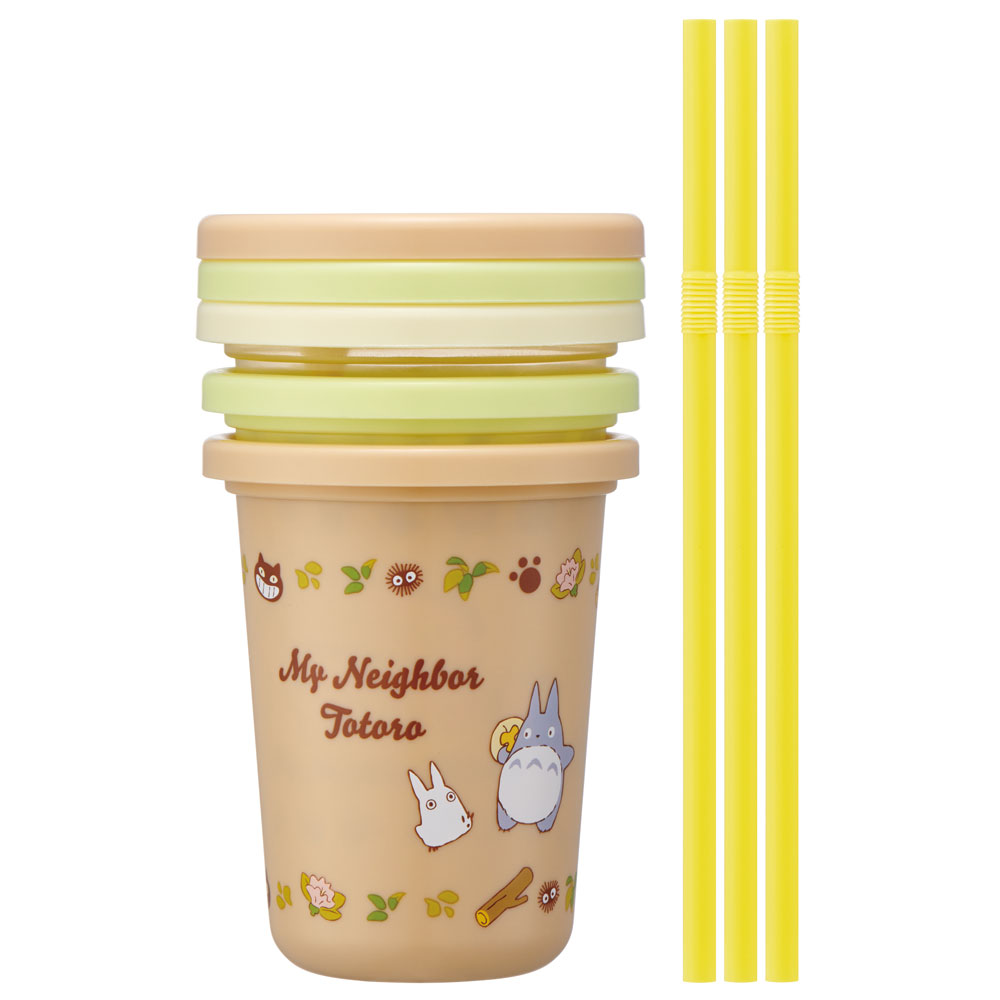 ストロー付タンブラー 230ml/3個セットとなりのトトロ(ネコバス)/SIH2ST_4973307657528/スケーター
