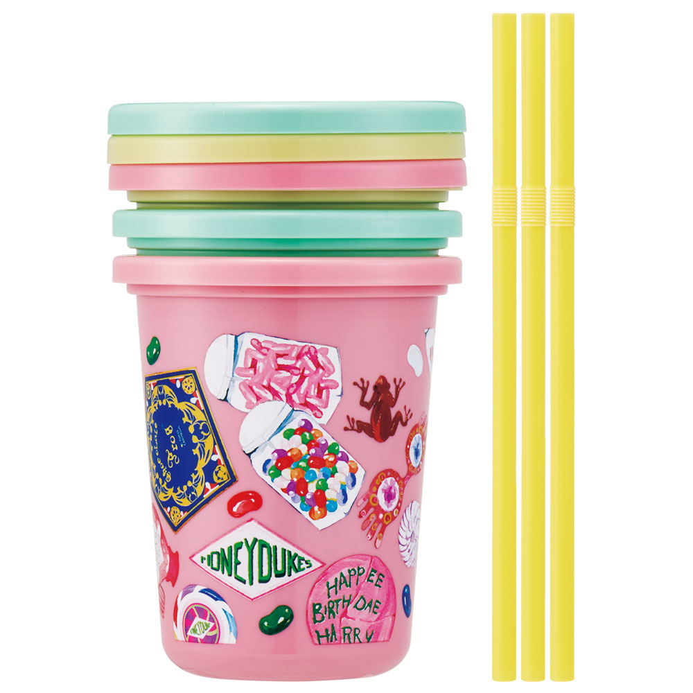 ストロー付タンブラー 320ml/3個セットハリー・ポッター ハニーデュークス/SIH3ST_4973307663970/スケーター