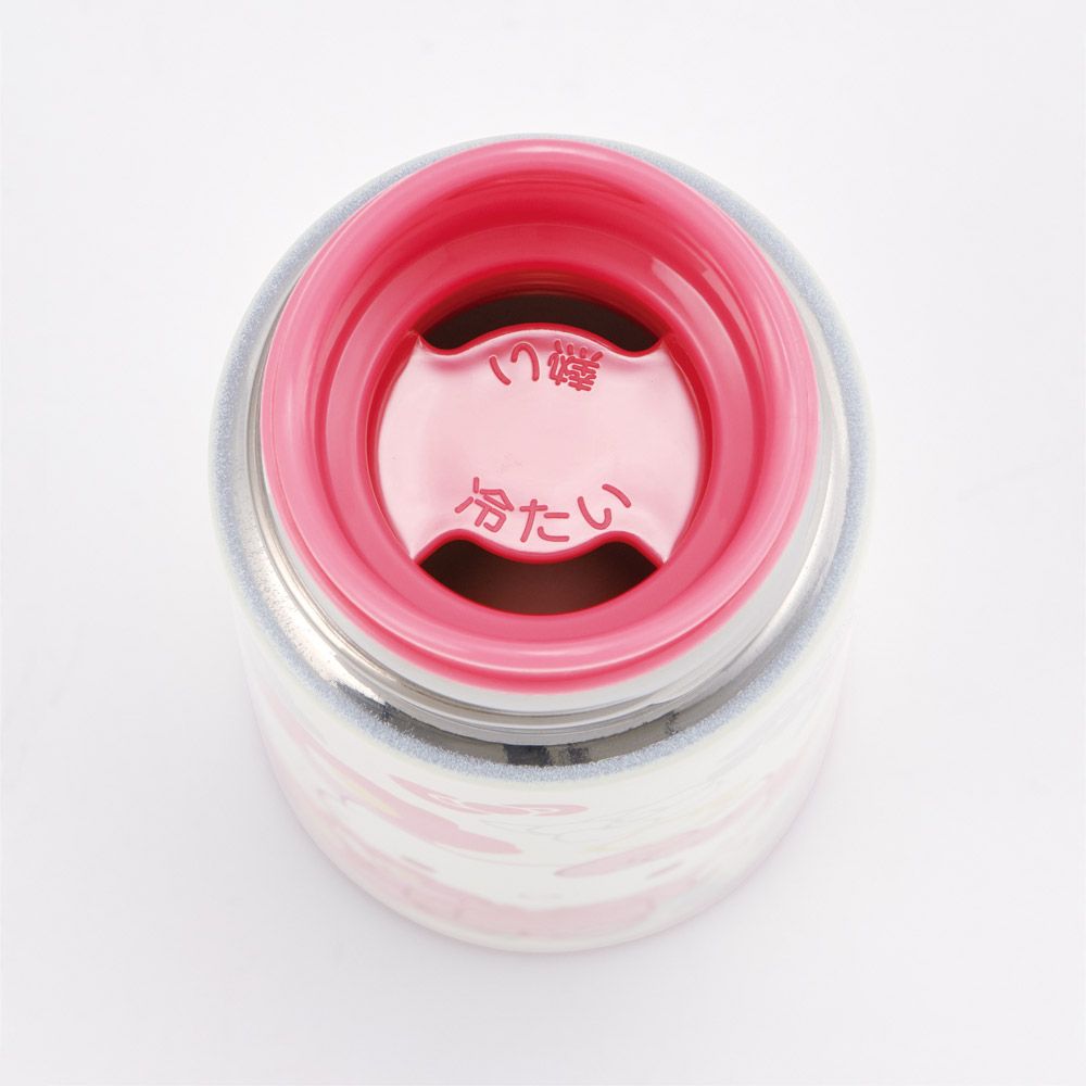 スケーター 水筒 ミニ サイズ 120ml ステンレスボトル キャラクター 子供 キッズ おしゃれ skater SMBC1B キティ ハローキティ サンリオ 和柄 和風 椿【軽量 スリム 保冷 保温 シンプル ギフト プレゼント 母の日 誕生日】