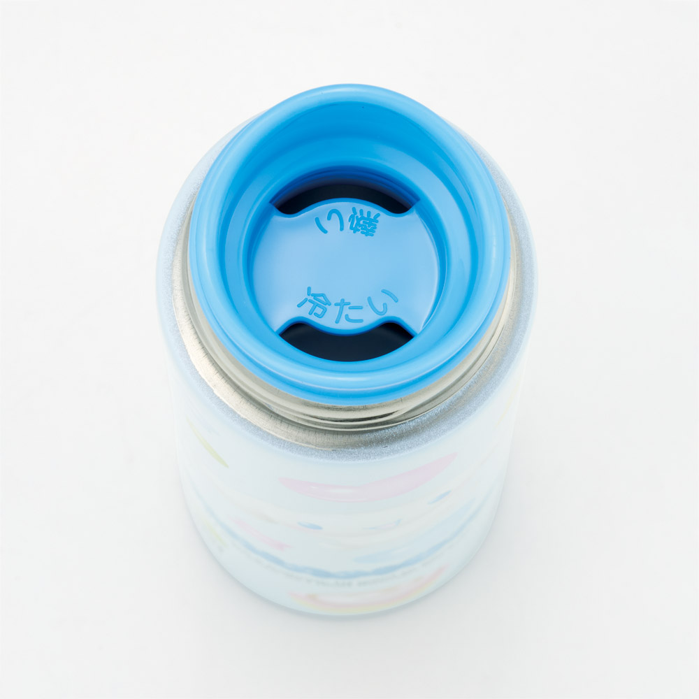 スケーター 水筒 160ml ポケット ステンレス マグ ボトル ロングタイプ 保温 保冷 ミニ skater SMBC1BL シナモロール シナモン サンリオ 女の子 女子【ミニボトル プチ コンパクト 小容量 小さい かわいい】