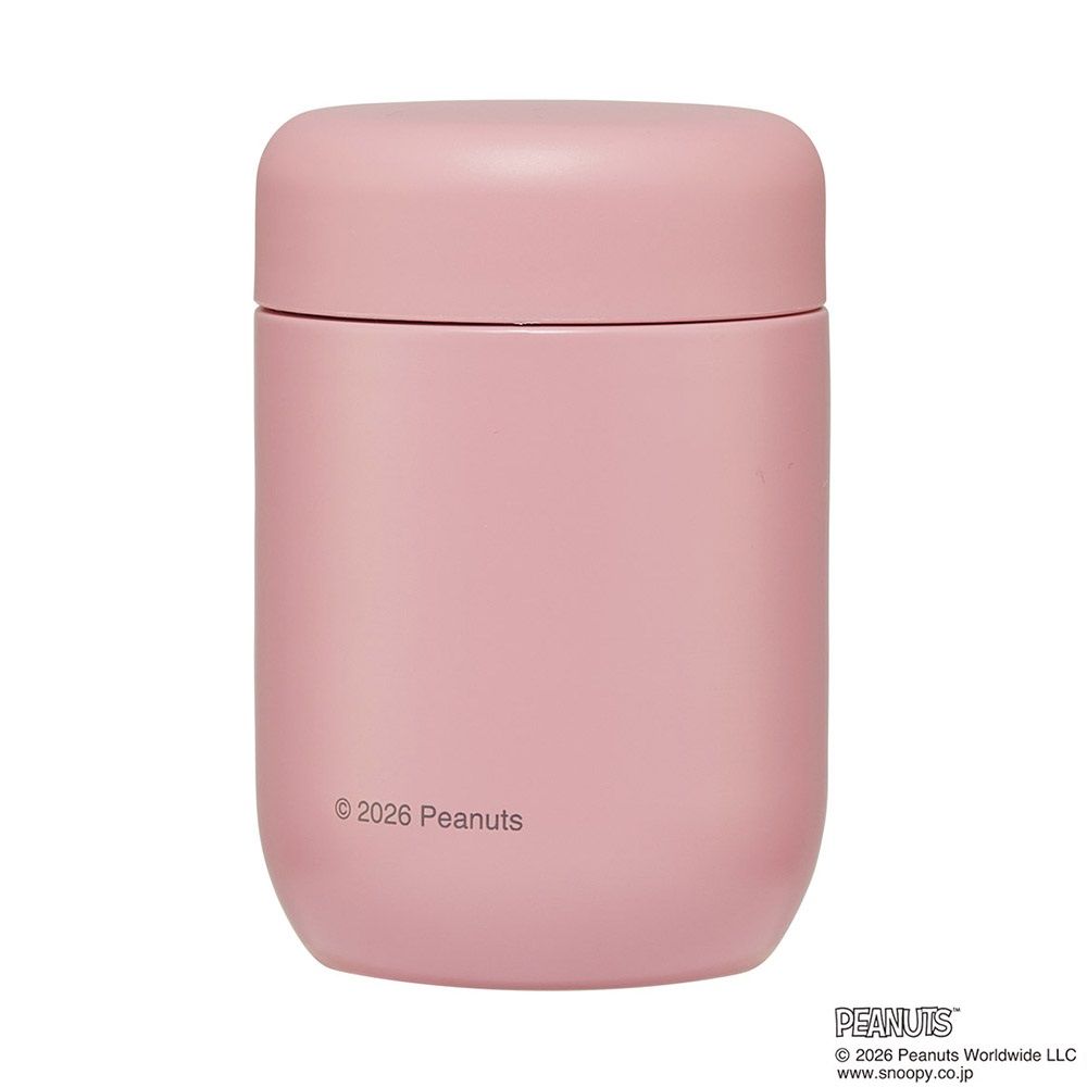 スケーター 水筒 ステンレス マグ ボトル 180ml 保温 保冷 コロンとした かわいい フォルム skater SMGD3 ピンク スヌーピー スモーキーパステル【ポケットサイズ 丸み おしゃれ マグボトル 子供 大人】