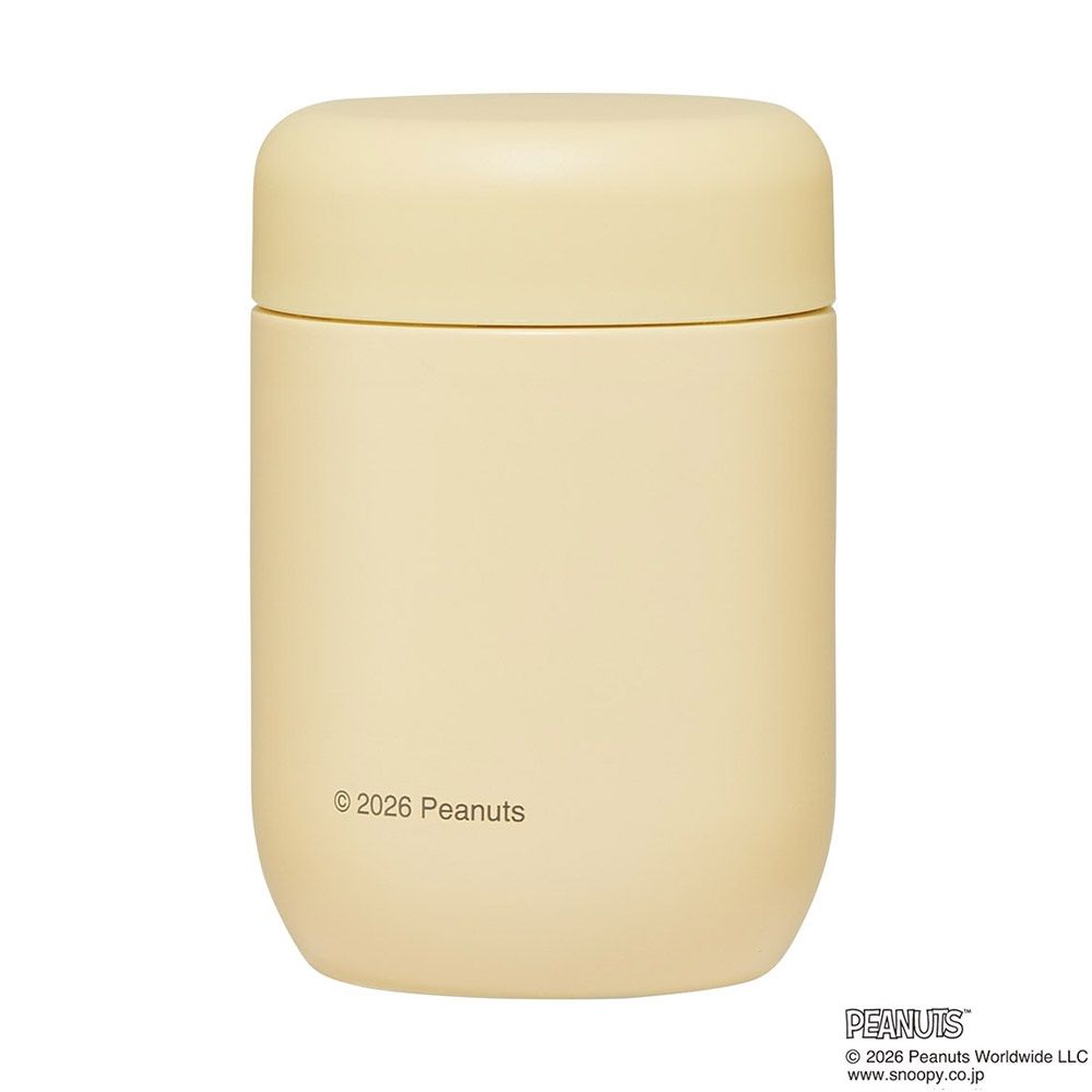スケーター 水筒 ステンレス マグ ボトル 180ml 保温 保冷 コロンとした かわいい フォルム skater SMGD3 イエロー スヌーピー スモーキーパステル 黄色【ポケットサイズ 丸み おしゃれ マグボトル 子供 大人】