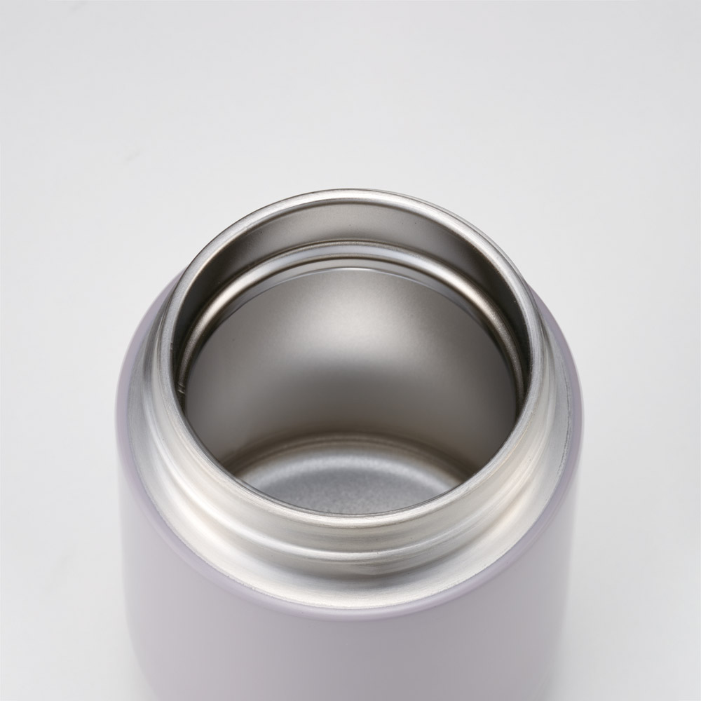スケーター 水筒 ステンレス マグ ボトル 180ml 保温 保冷 コロンとした かわいい フォルム skater SMGD3 スモーキーグレー グレー【ポケットサイズ 丸み おしゃれ マグボトル 子供 大人】