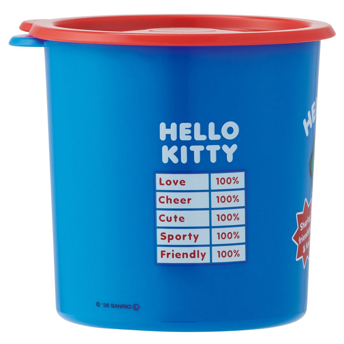 スケーター ワンタッチ 密閉 保存容器 L 1000ml プラスチック 蓋付き 食品保存 軽い skater SOT10 ハローキティ キティちゃん サンリオ スーパーマーケット【密閉容器 おしゃれ 食品保存容器 ワンプッシュ レンジ可】