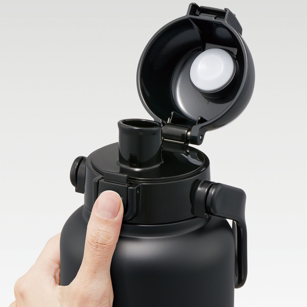 ハンドル付ワンプッシュダイレクトボトル 1500ml ブラック/STD15H_4973307596803