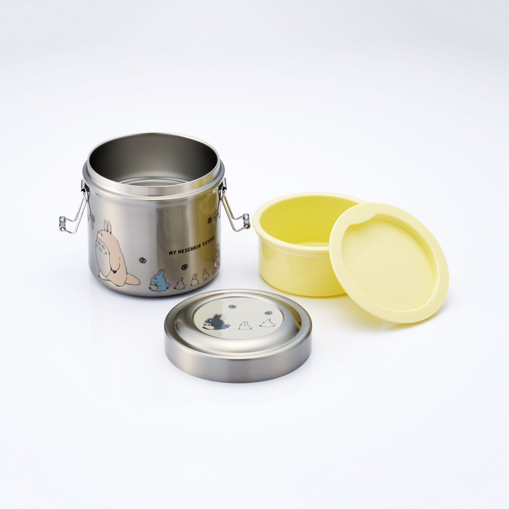 【送料無料】抗菌真空ステンレスランチジャー 600ml/2段となりのトトロ(行進)/STLB1AG_4973307647932/スケーター