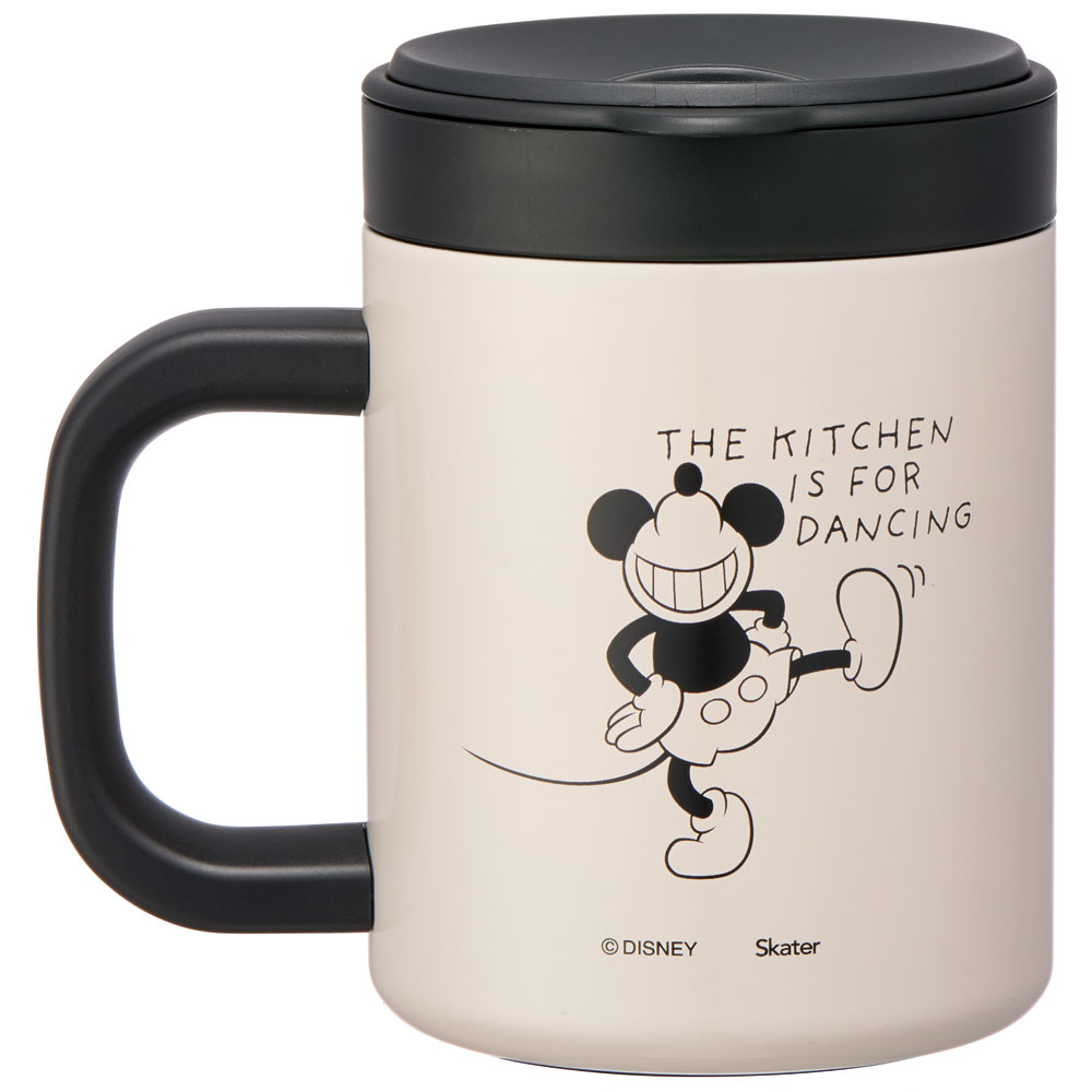 インナーカップ付き ステンレス マグ カップ コップ 保温 保冷 フタ付き スケーター skater STMG4NI ミッキーマウス ミッキー Mickey 男の子 女の子