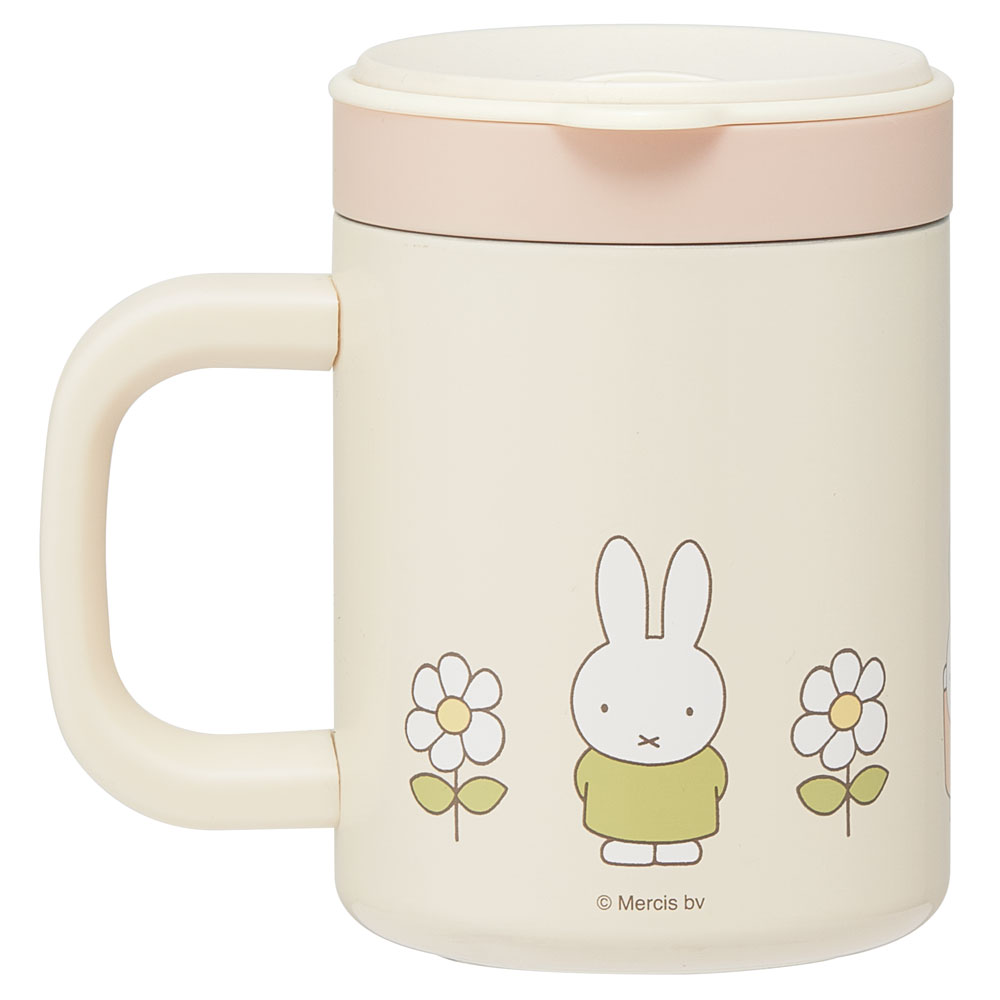 インナーカップ付き ステンレス マグ カップ コップ 保温 保冷 フタ付き スケーター skater STMG4NI ミッフィー Miffy うさこちゃん 女の子 女性