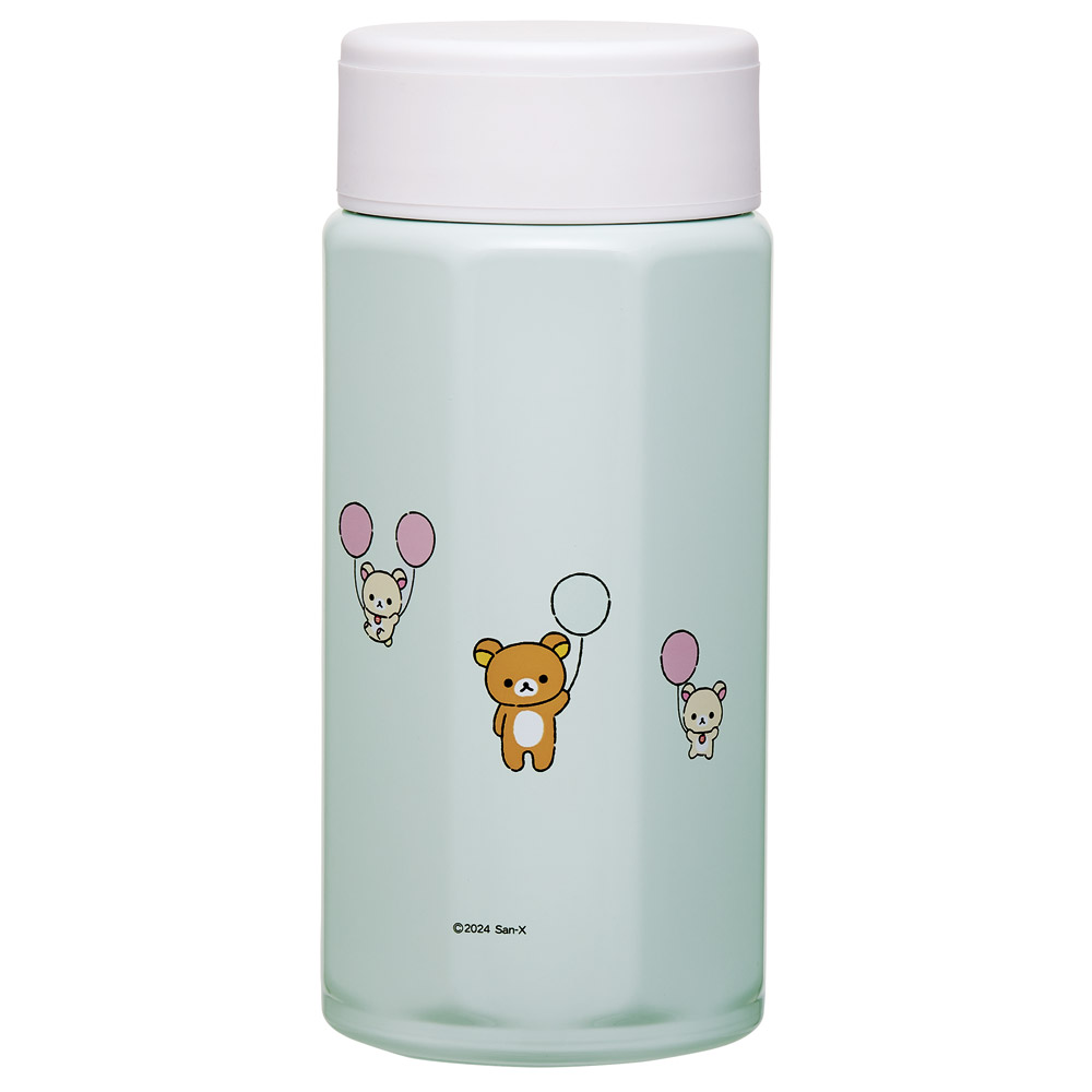 八角形 ステンレス マグボトル 水筒 350ml 保冷 保温 直飲み 大人 キャラクター skater スケーター STO4 リラックマ ふわっと風船 Rilakkuma 女の子 女性