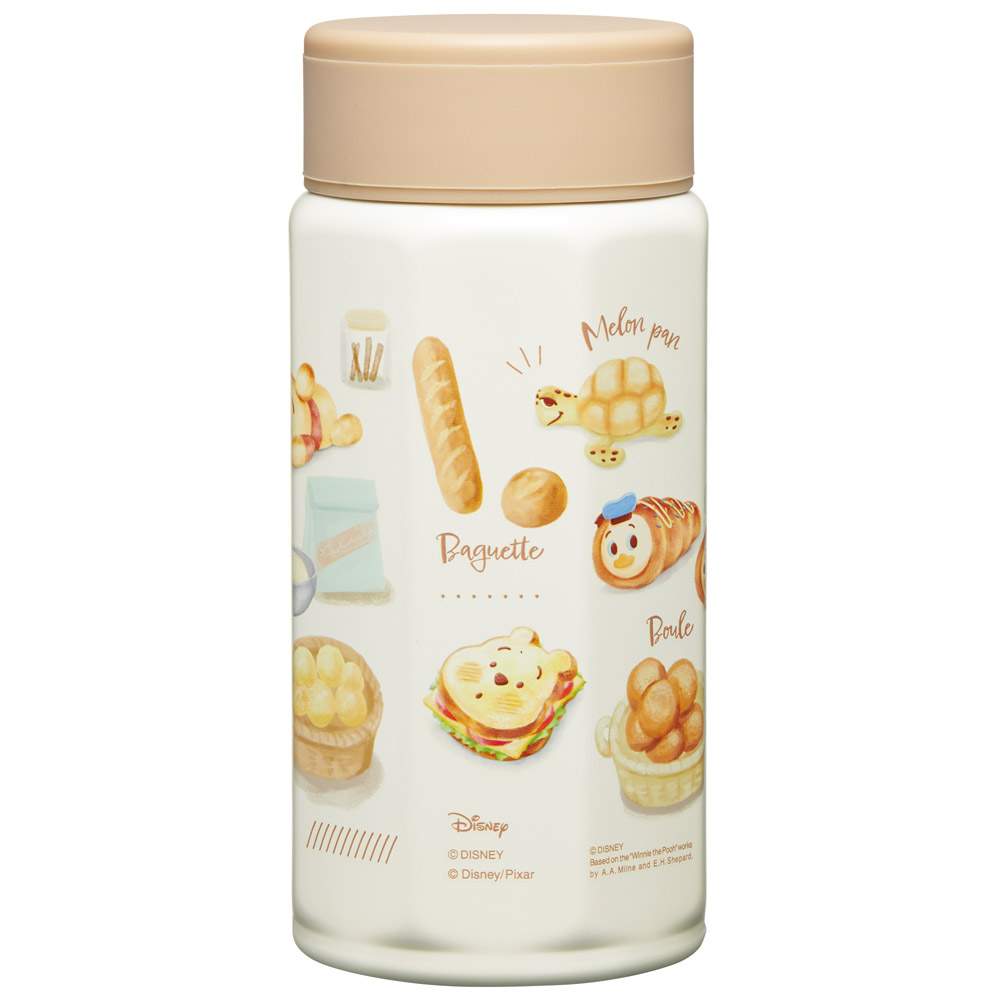 スケーター 八角形 ステンレス マグボトル 水筒 350ml 保冷 保温 直飲み 大人 キャラクター skater STO4 Nuiパン ぬいパン ぬいぱん ヌイパン ディズニー【ステンレスボトル マグ ボトル 350 ミニ かわいい】