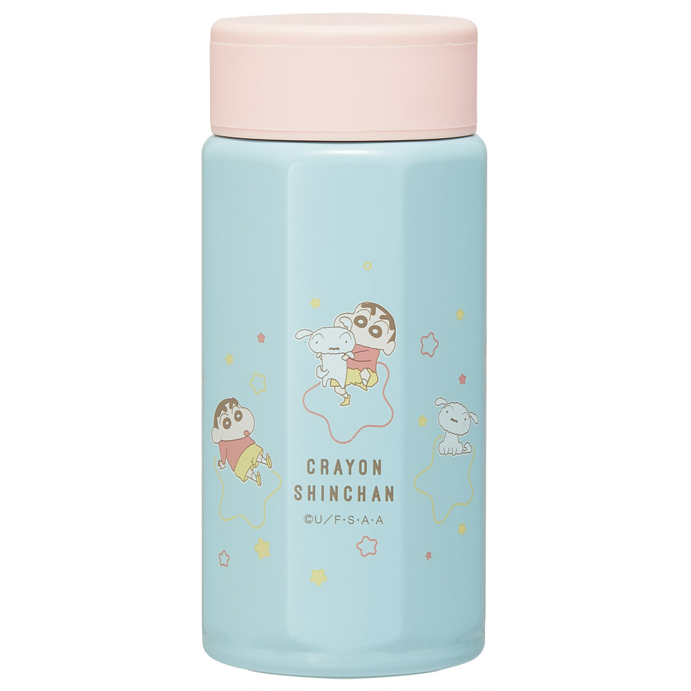 スケーター 八角形 ステンレス マグボトル 水筒 350ml 保冷 保温 直飲み 大人 キャラクター skater STO4 クレヨンしんちゃん クレしん 男の子 女の子【ステンレスボトル マグ ボトル 350 ミニ かわいい】