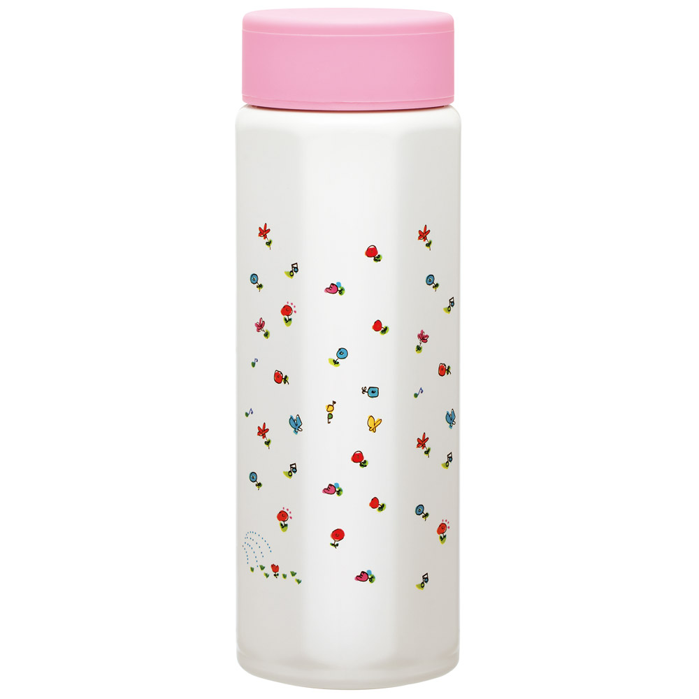 スケーター 水筒 500ml ステンレス 保冷 保温 直飲み 八角形 マグボトル 大人 キャラクター skater STO5 水森亜土 かわいい グッズ【ステンレスボトル マグ ボトル 500 子供 かわいい】