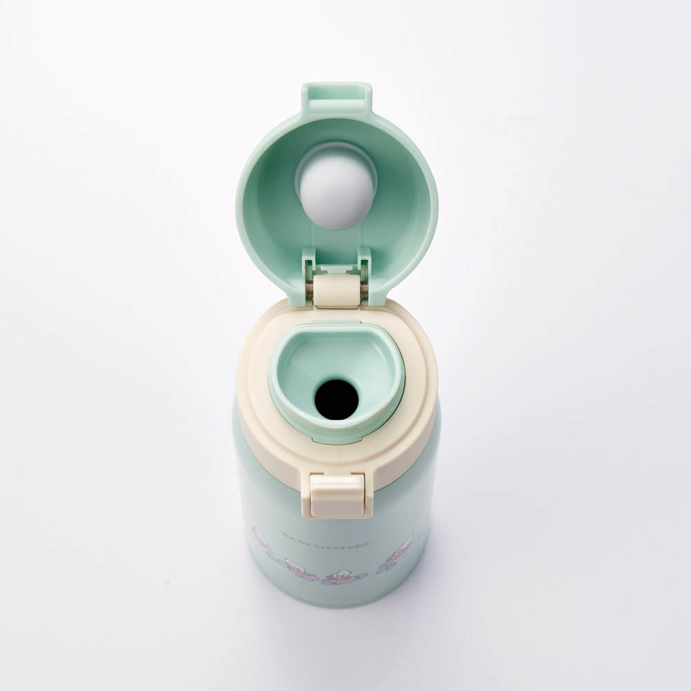 ワンタッチステンレスボトル 350ml ヤングオイスター/STOT3_4973307670305/スケーター