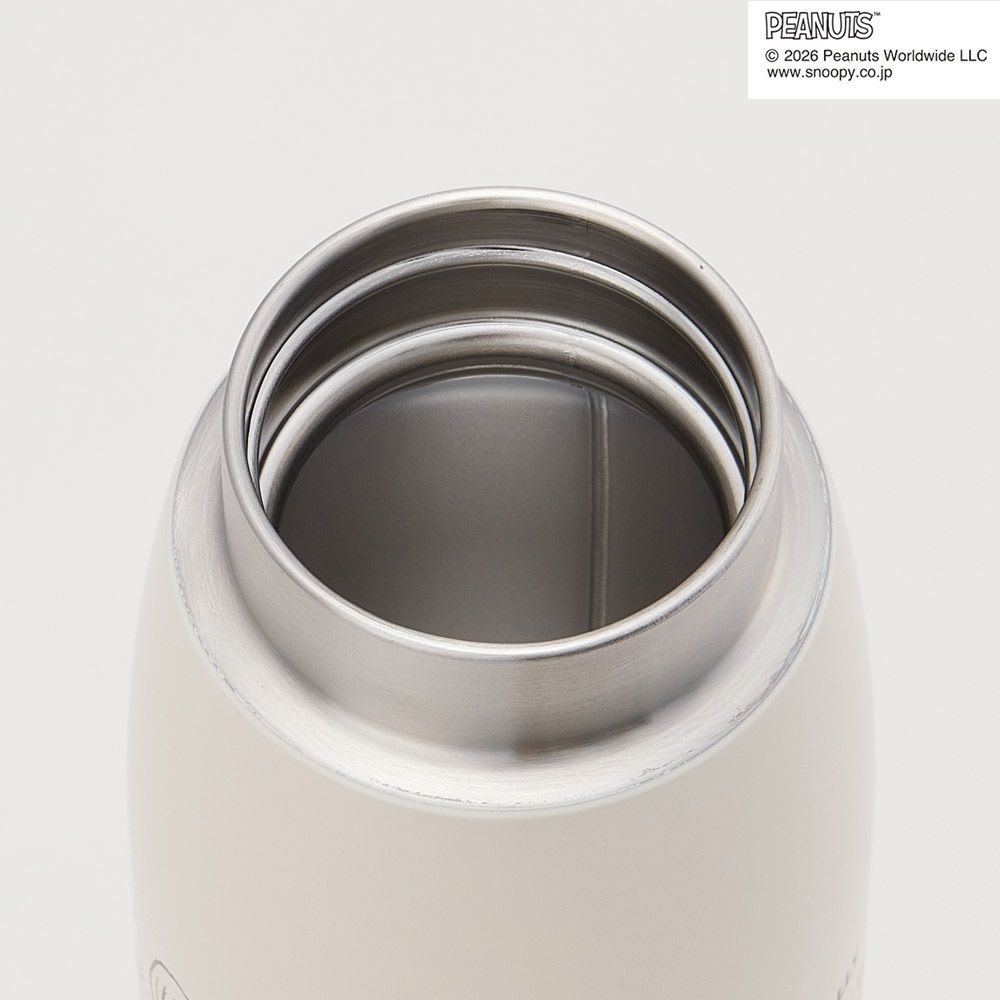 スケーター シームレス マグ ボトル 500ml ステンレス 水筒 保温 保冷 直飲み skater STPI5 GANG スヌーピー SNOOPY ピーナッツ 女性【保冷保温 ステンボトル ステンレスボトル パッキン一体型】