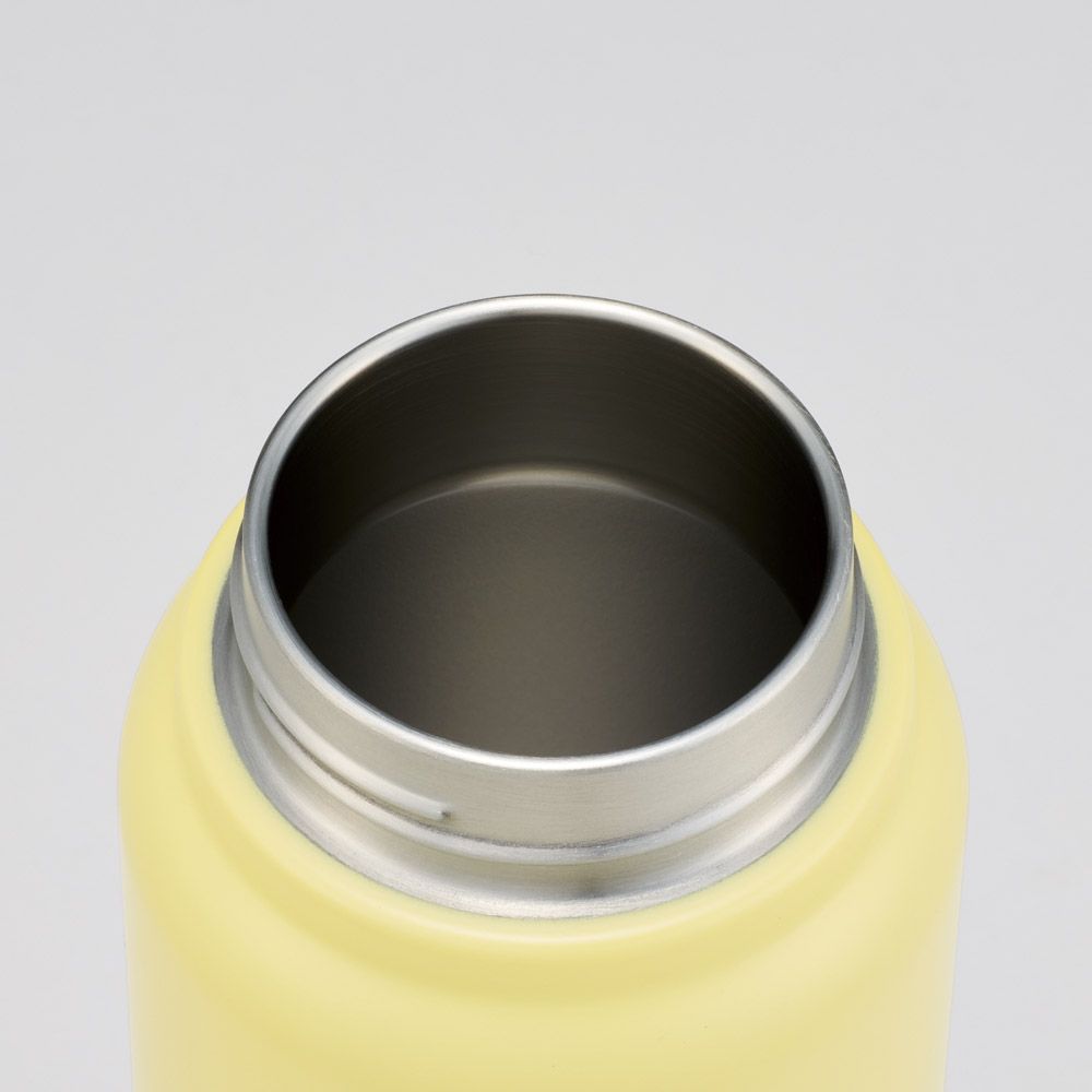 スケーター ステンレス マグボトル 水筒 500ml 保温 保冷 保温保冷 直飲み 500 skater STSC5 くすみ イエロー くまのプーさん プーさん Pooh 女性【保冷保温 スクリューハンドル付き マイボトル おしゃれ】
