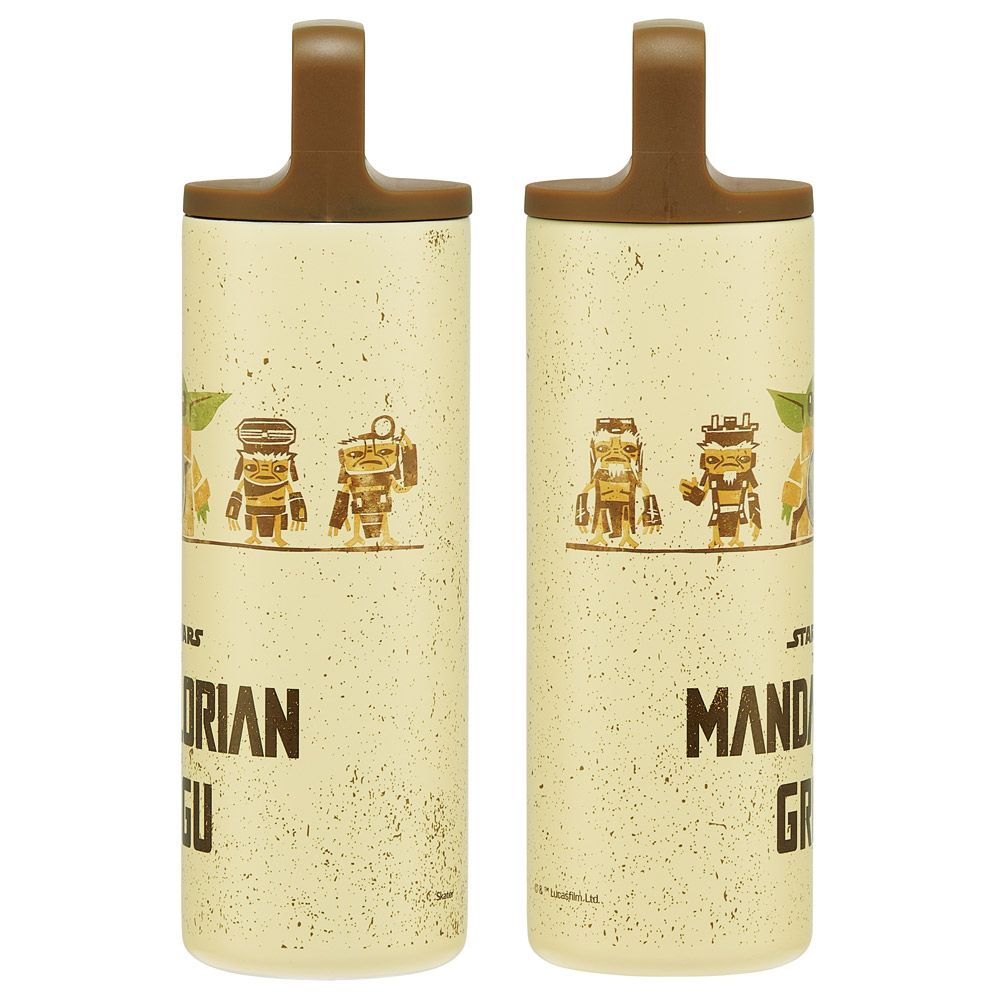 スケーター スクエアハンドル付 ステンレス マグボトル 水筒 450ml 保温 保冷 直飲み skater STSQH5 スター・ウォーズ マンダロリアン・アンド・グローグー【保冷保温 マイボトル おしゃれ かわいい マグ ボトル】