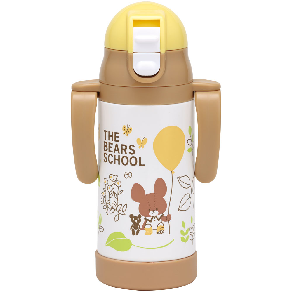 【送料無料】超軽量2WAYストローステンマグ 350ml くまのがっこう／STWM3N_4973307628122