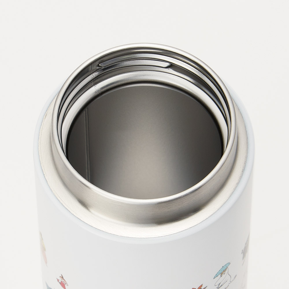 スケーター ステンレス マグ ボトル 水筒 450ml 保温 保冷 真空二重構造 直飲み おしゃれ skater STX5 ムーミン 80 Moomin リトルミイ 女性 レディース【マイボトル ステンボトル 子供 キッズ 大人】
