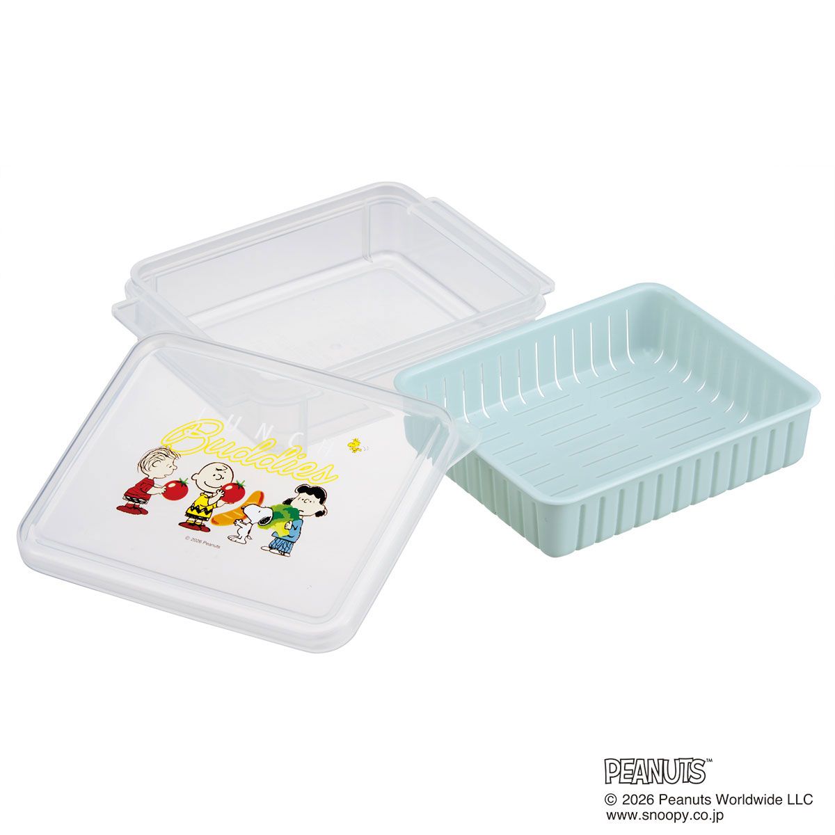 スケーター 保存 容器 S 260ml ざる付き ごはん ご飯 おかず お総菜 保存 ザル付き 保存容器 skater SZR2 スヌーピー ランチ SNOOPY ピーナッツ【ザル付 キッチン グッズ 用品】