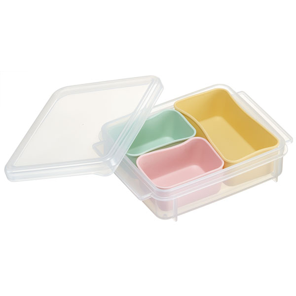 スケーター 冷凍作り置きおかずカップ (シリコーン小分けカップ付)//食材 おかず お弁当 小分け保存 食事 食品保存 保存容器 作り置き ランチ おかず容器//