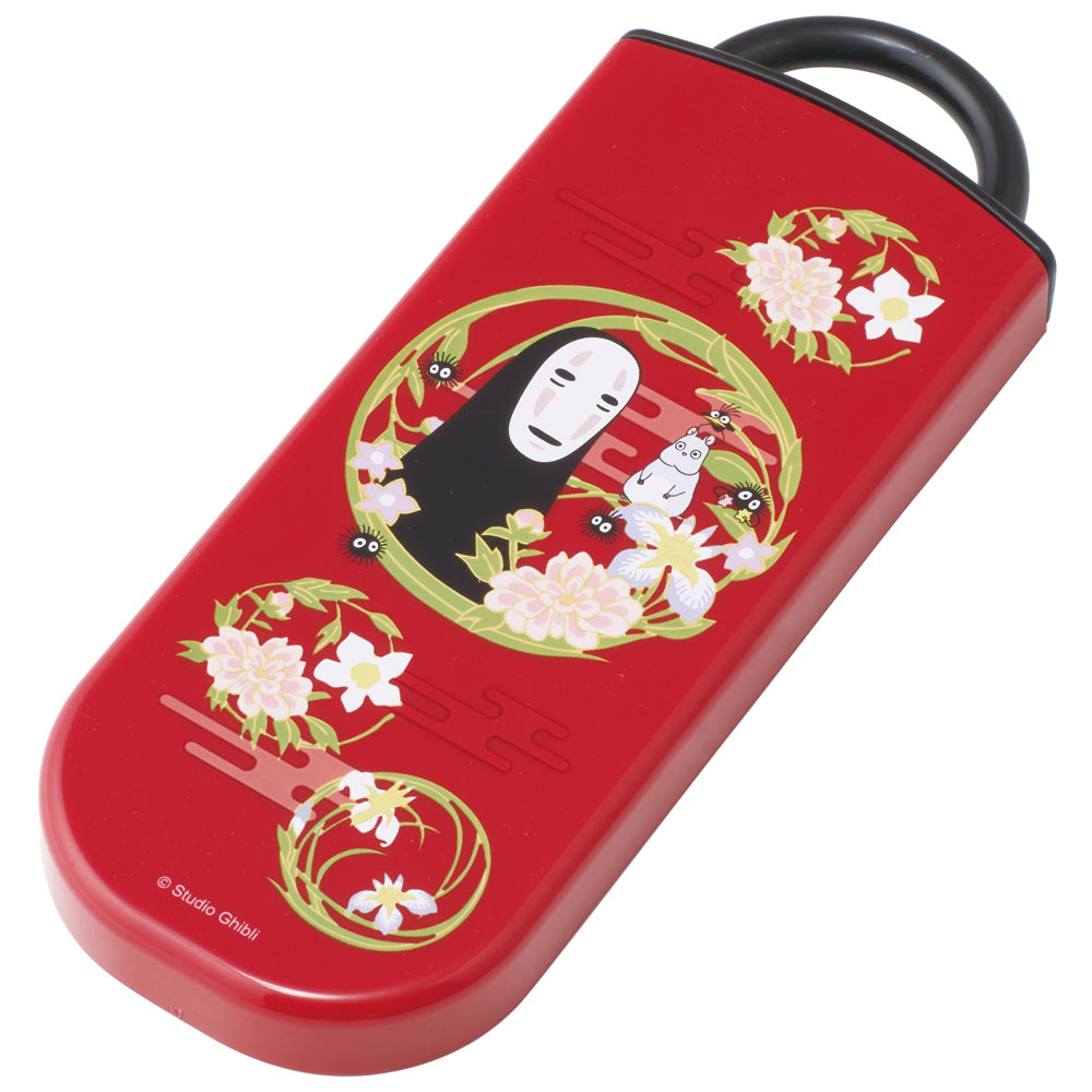 子供用 抗菌 お弁当 トリオセット 開けやすいスライド式(箸、スプーン、フォークのセット) カオナシ(えんじ)/TACC2AG_4973307645198