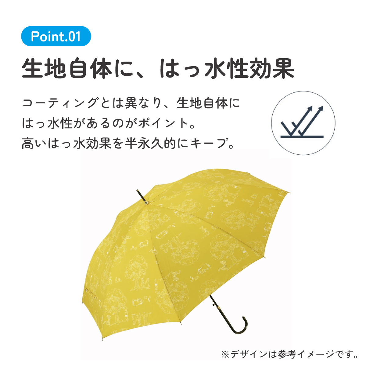 【送料無料】はっ水 傘 58cm 長傘 日傘 晴雨兼用 UVカット おしゃれ 折れにくい スケーター UBU58 くまのプーさん プーさん Pooh 女性 レディース 【 レイン】