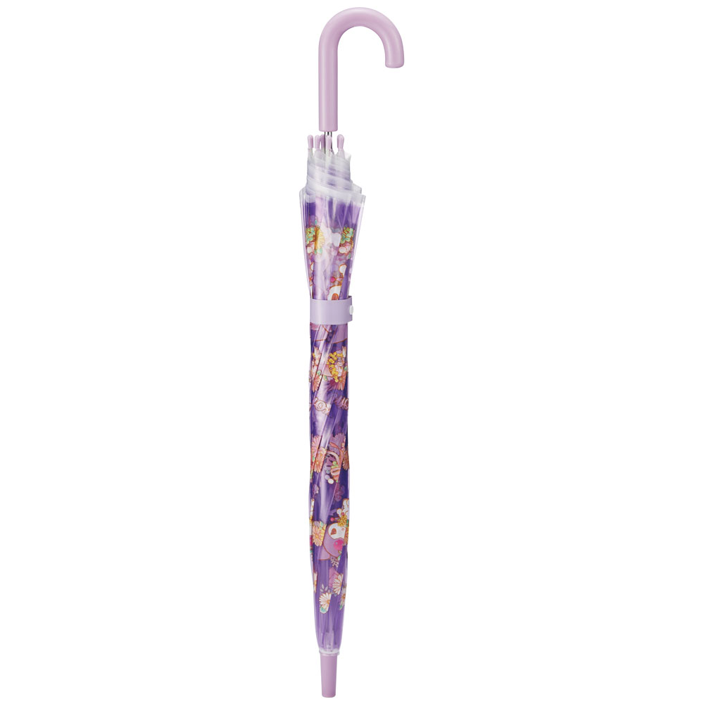 ドーム 型 ビニール 傘 55cm 長傘 透明 おしゃれ かわいい UBVD55 スケーター クロミ クロミちゃん 女の子 女子 【 レイン】