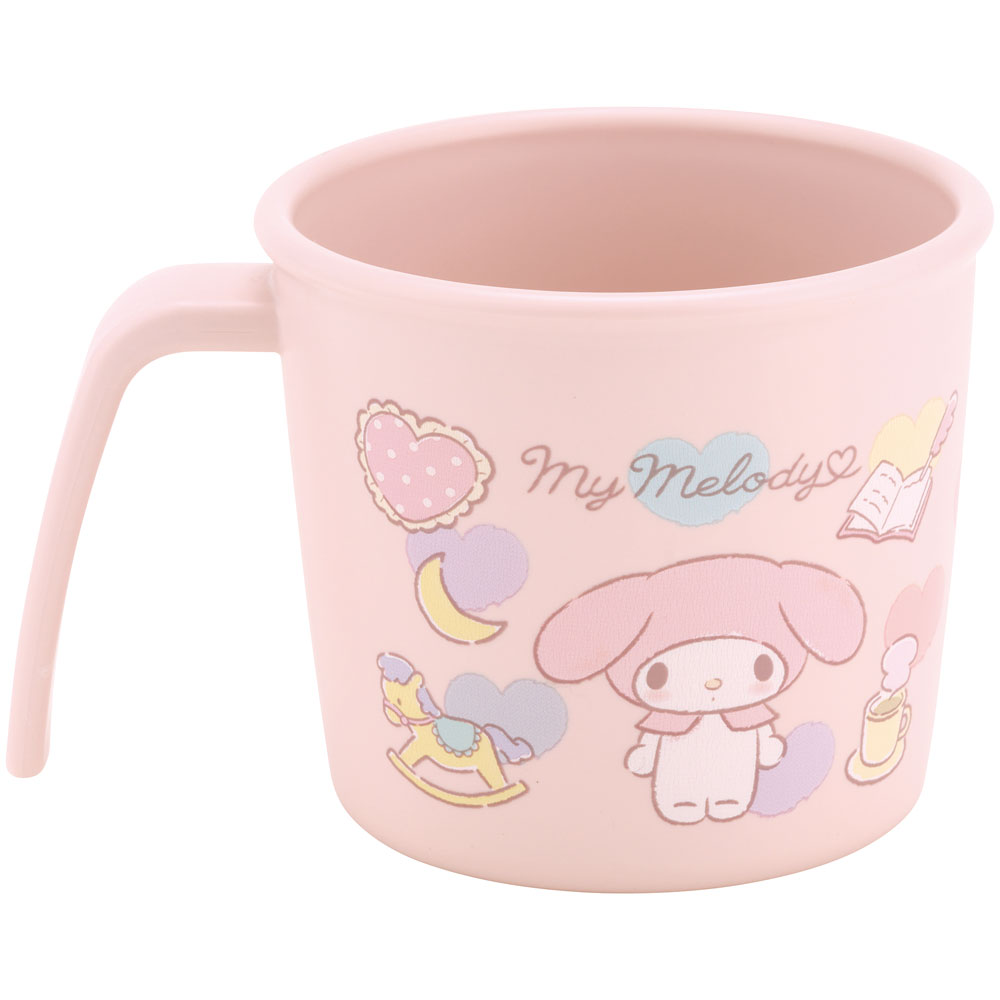 食器 ベビー 離乳食 コップ カップ 持ち手 食洗機対応 電子レンジ 抗菌 赤ちゃん スケーター skater XP21AG マイメロディ マイメロ サンリオ 女の子 女子【割れにくい キッズ おしゃれ 持ちやすい 日本製 幼児】