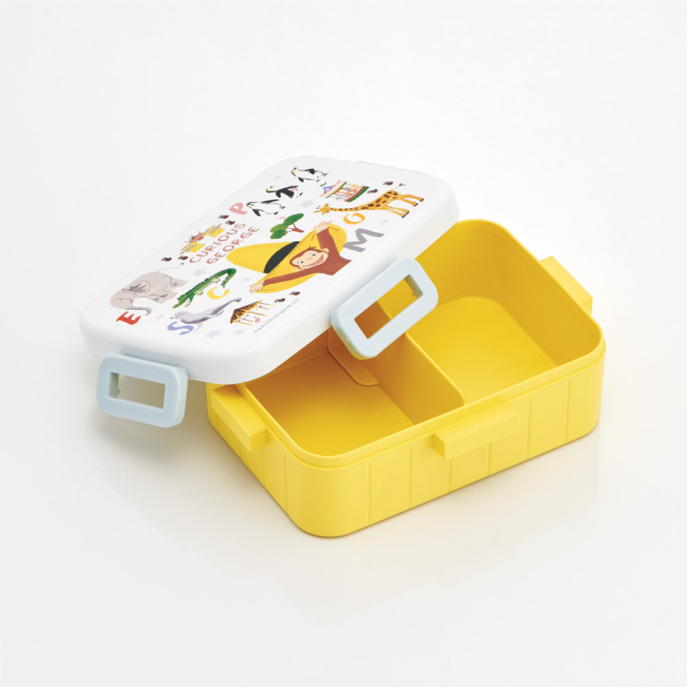 お弁当箱 1段 大人 650ml かわいい シンプル 日本製 弁当箱 お弁当 skater スケーター YZFL7AG おさるのジョージ ZOO ひとまねこざる 男の子 女の子