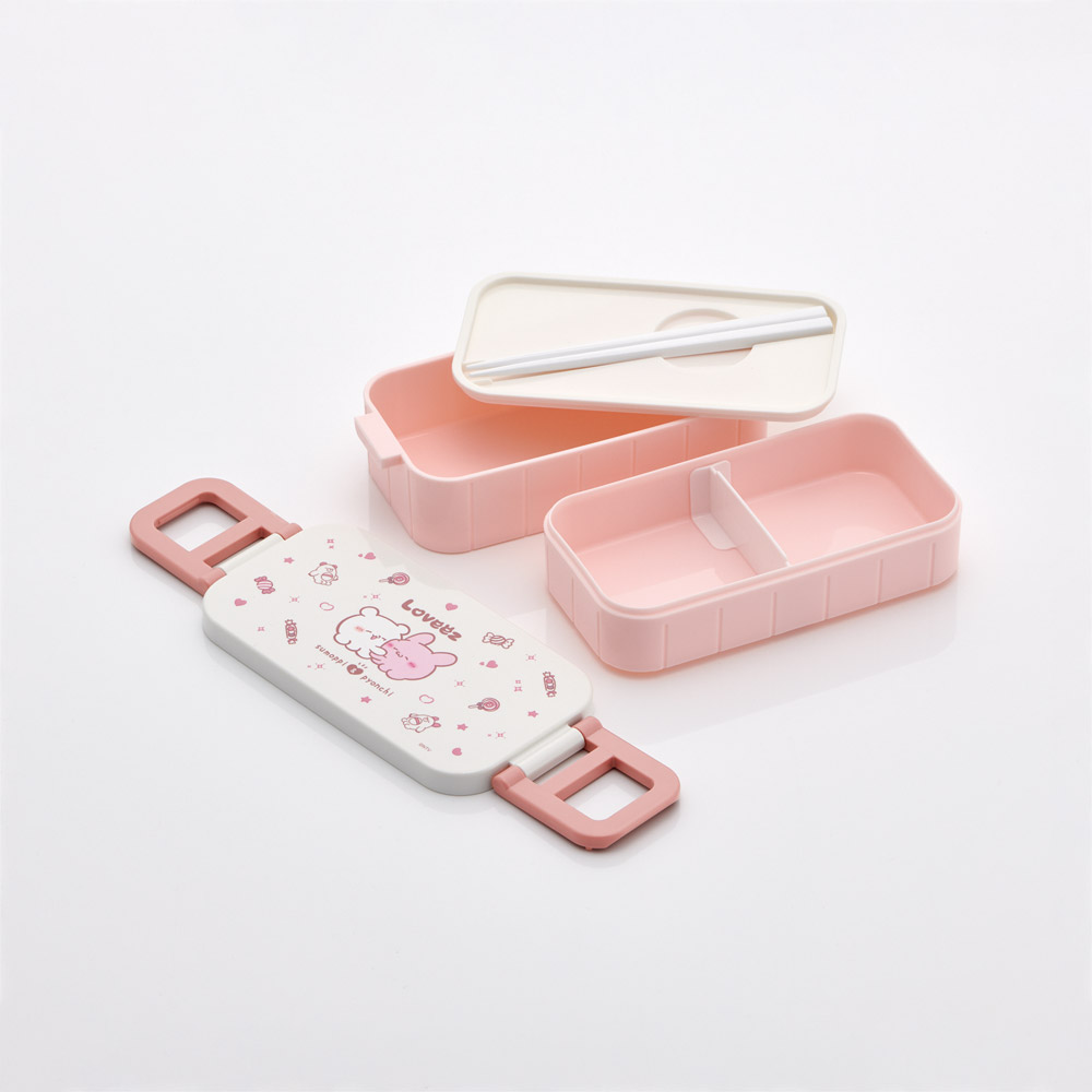 お弁当箱 弁当箱 お弁当 ランチボックス 2段 二段 高校生 中学生 小学生 skater YZW3AG スケーター らぶい~ず ラブイーズ すもっぴ ぴょんちー グッズ