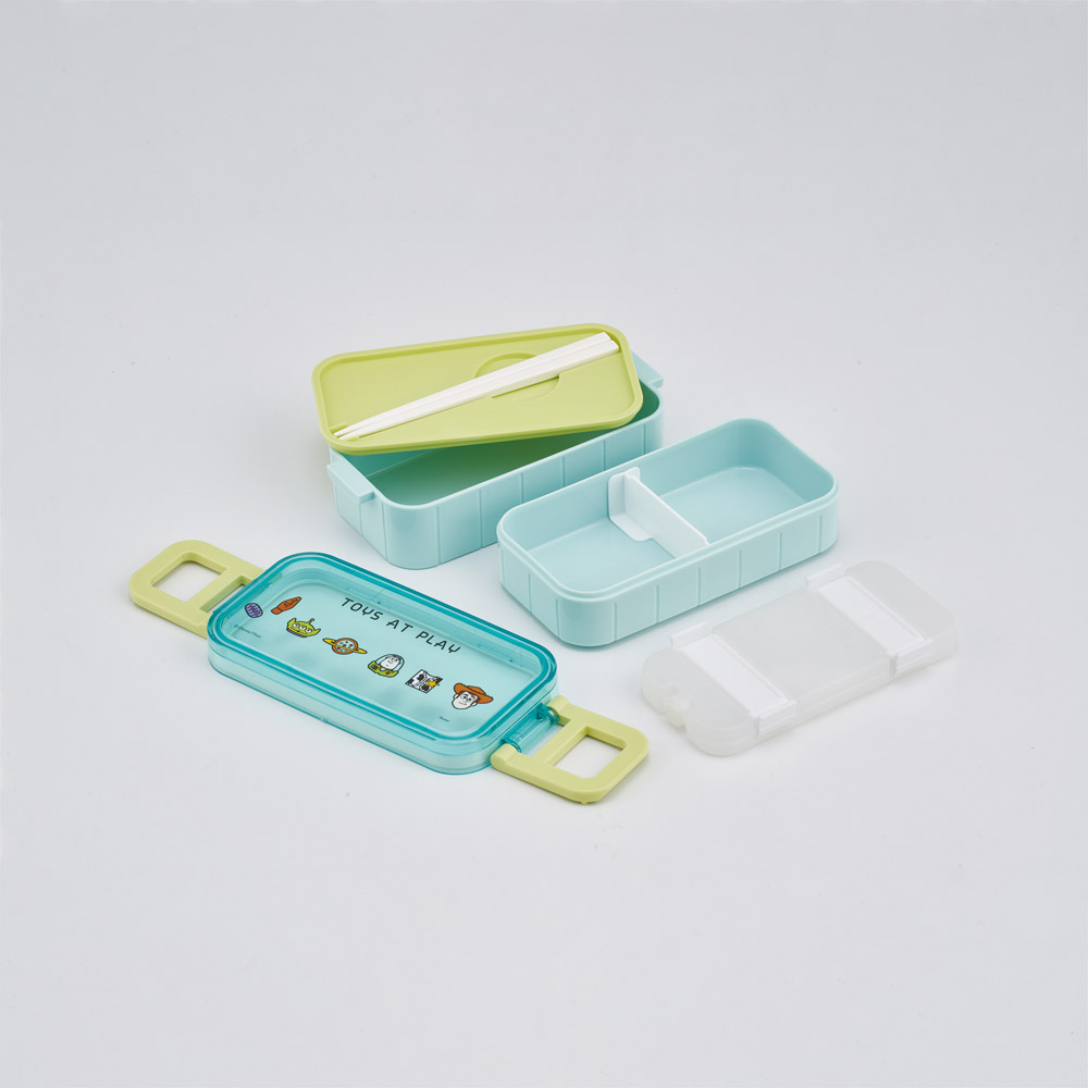 スケーター 保冷剤付き お弁当箱 弁当箱 お弁当 ランチボックス 2段 600ml 箸付き 高校生 skater YZW3IC トイストーリー トイ・ストーリー 男の子 女の子【学生 二段 かわいい ランチ 子供 キッズ】