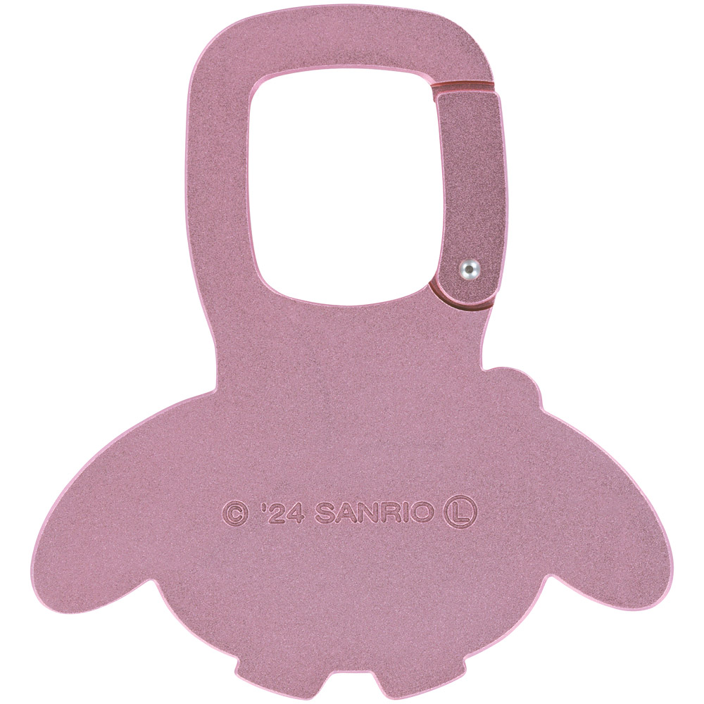 【メール便対象品】 ダイカット アルミ カラビナ 子供 キッズ アクセント キャラクター かわいい 目印 スケーター skater ZAC1D マイメロディ マイメロ サンリオ 女の子 女子【こども 鞄 かばん アクセサリー】