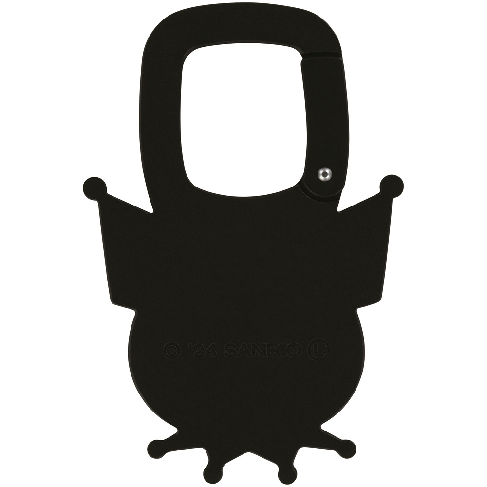 【メール便対象品】 ダイカット アルミ カラビナ 子供 キッズ アクセント キャラクター かわいい 目印 スケーター skater ZAC1D クロミ クロミちゃん サンリオ 女の子 女子【こども 鞄 かばん アクセサリー】