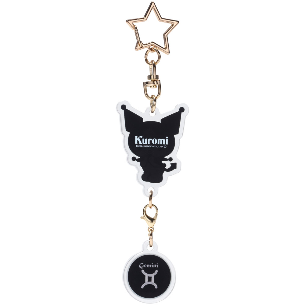 【メール便対象品】 アクリル 星座 キーホルダー 12星座 記号 かわいい キャラクター アクキー 星 スケーター skater ZAKH1 双子座 ふたご座 クロミ クロミちゃん サンリオ 女の子【カバン バッグ こども 可愛い 小学生 子供 大人】