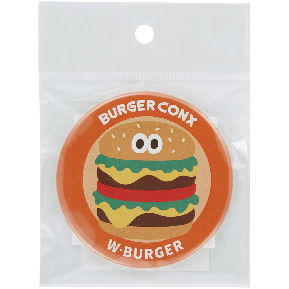 【メール便対象品】 スケーター 缶バッジ カンバッジ キャラクター かわいい おしゃれ アクセント こども skater ZCB76 バーガーコンクス BURGER CONX 男の子 女の子【可愛い オシャレ 子供 大人 キッズ】