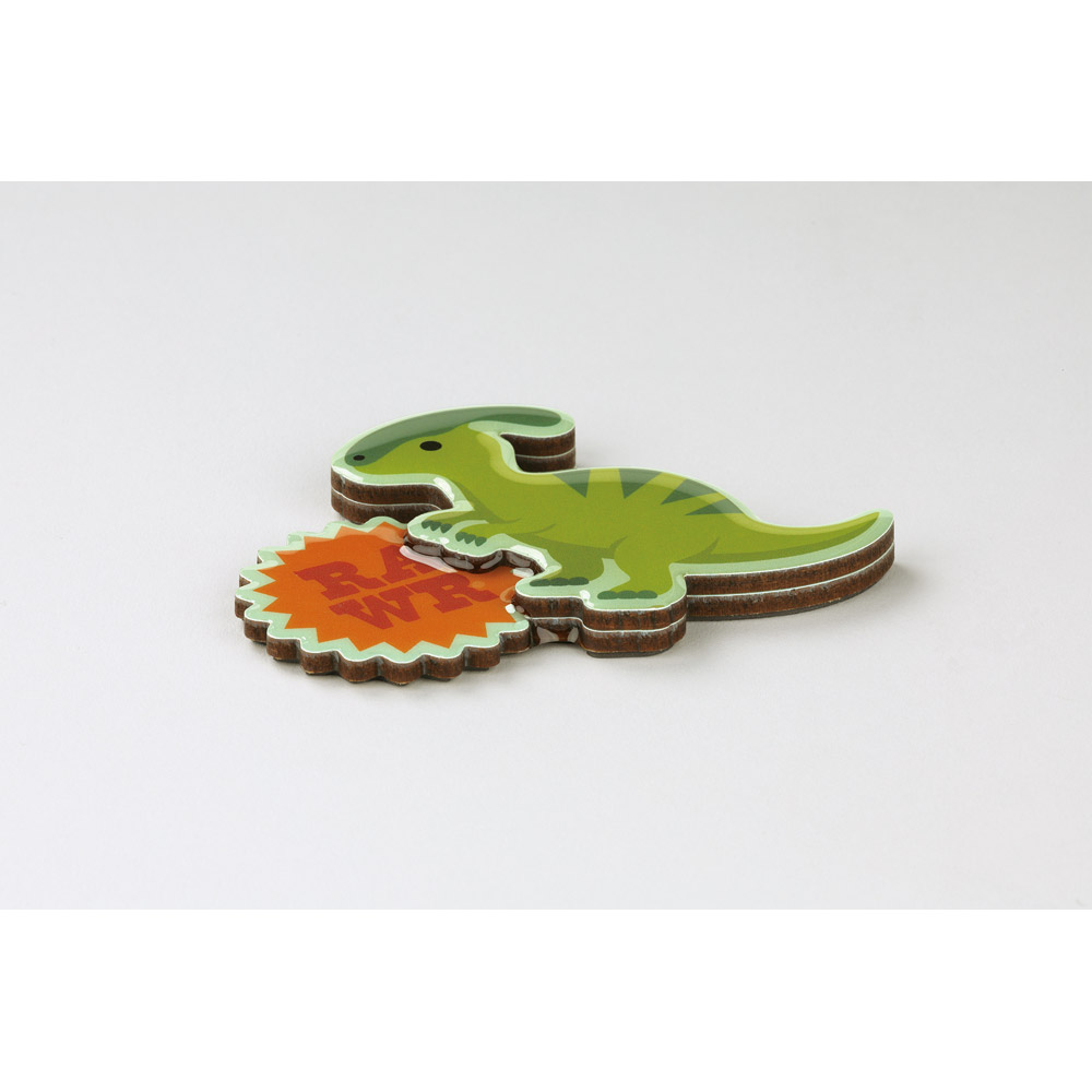 【メール便対象品】 スケーター ダイカット 木製 マグネット 磁石 冷蔵庫 職場 机 かわいい skater ZMGDW1 パラサウロロフス ディノサウルス 恐竜 ダイナソー 男の子 男子【キッチン 洗面所 玄関 オフィス ホワイトボード】