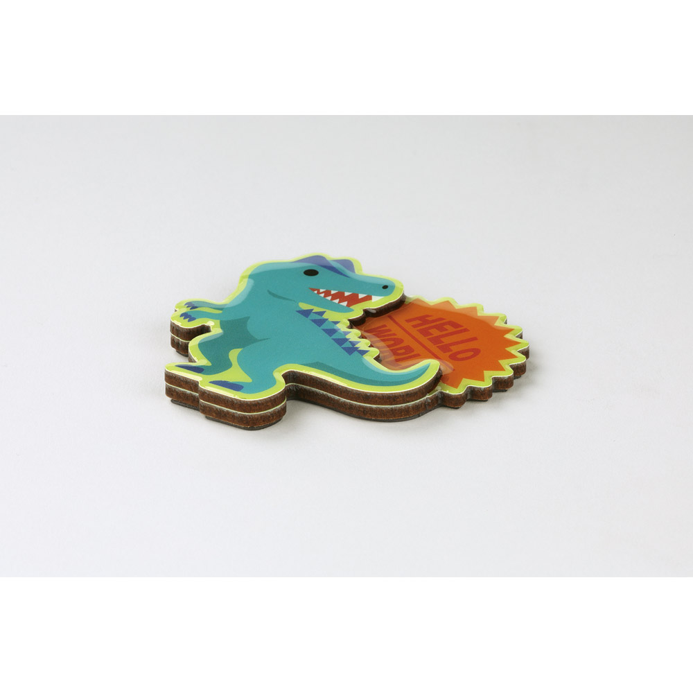【メール便対象品】 スケーター ダイカット 木製 マグネット 磁石 冷蔵庫 職場 机 かわいい skater ZMGDW1 アロサウルス ディノサウルス 恐竜 ダイナソー 男の子 男子【キッチン 洗面所 玄関 オフィス ホワイトボード】